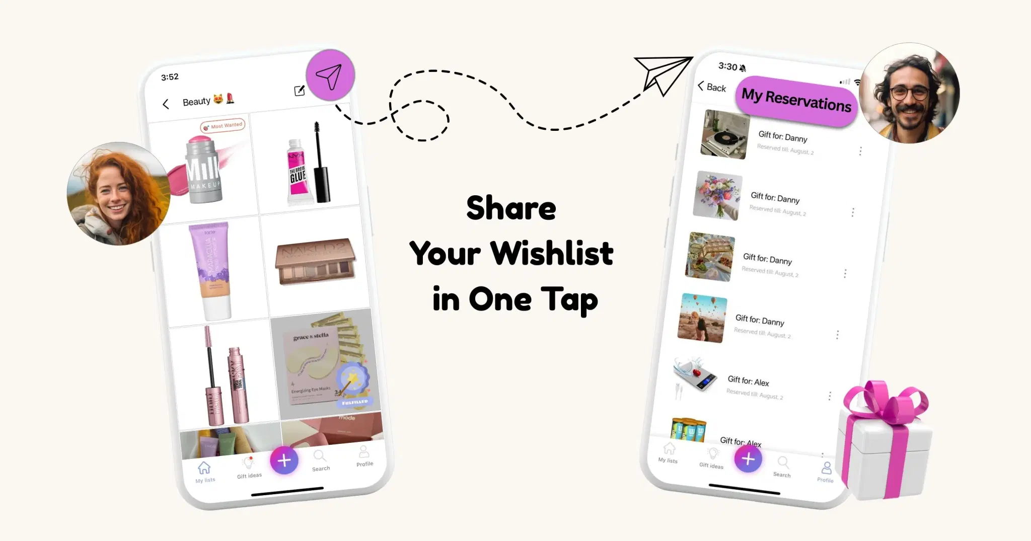 Share Your Wishlist in One Tap