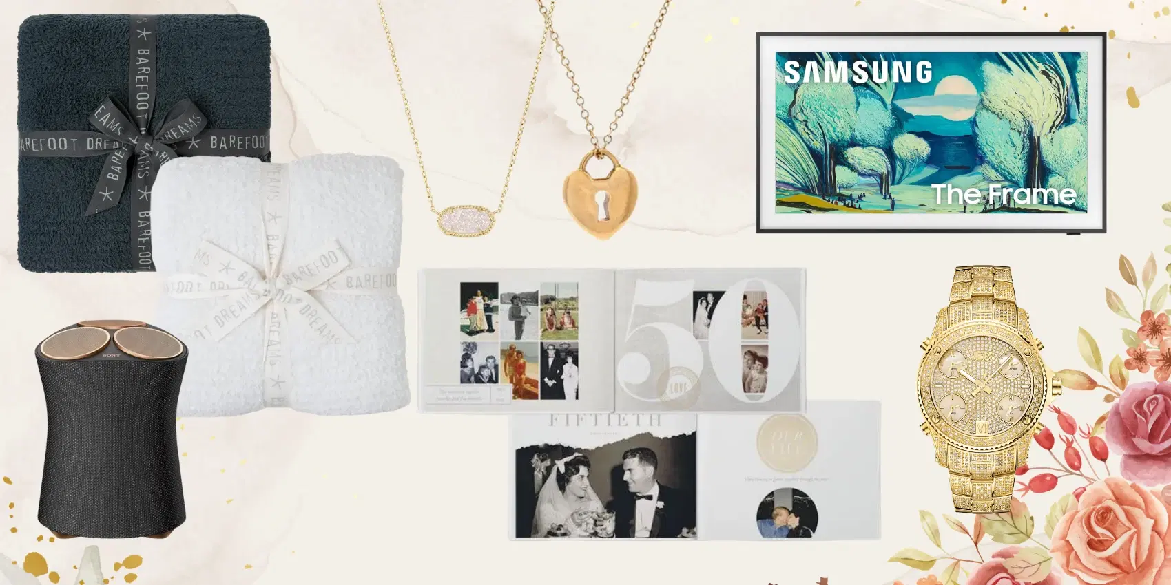 Best 50th Anniversary Gifts for Parents