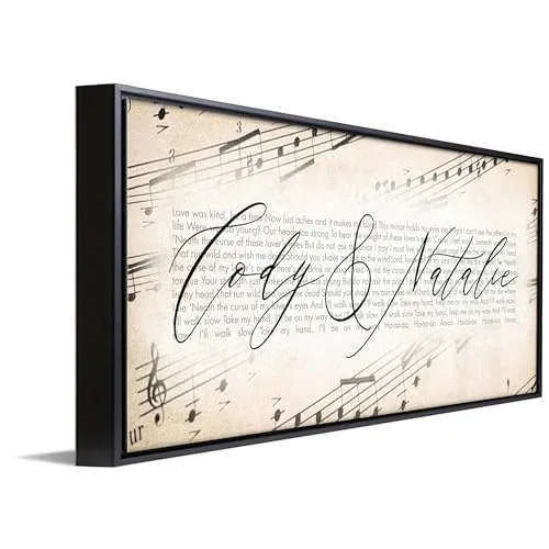 4. Lalilo Personalized Song Lyrics Print (Custom Song + Names)