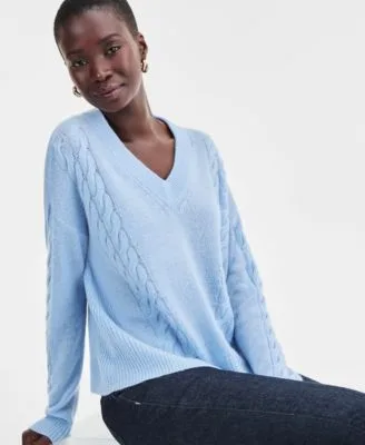 13. Macy's Charter Club Cashmere V-Neck Sweater (Women's)