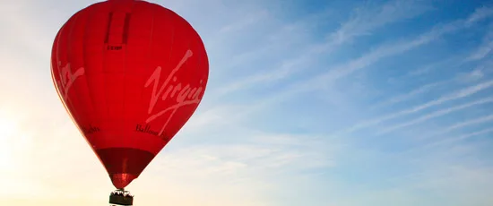 20. Virgin Experience Days Hot Air Balloon Ride Gift Voucher