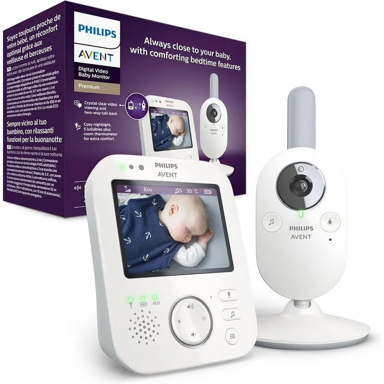 13. Philips Avent DECT Audio Baby Monitor (SCD733/86)