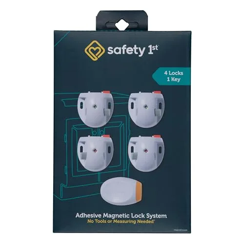 4. Safety 1st Deluxe Magnetic Locking System (8 Locks, 1 Key)
