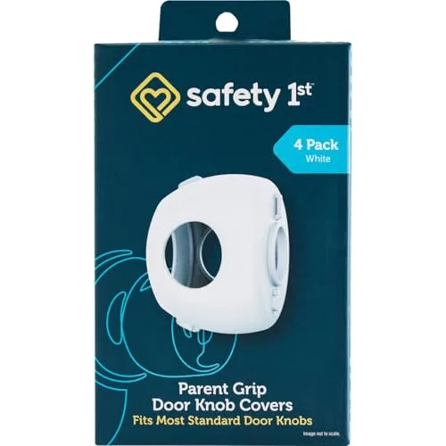 5. Safety 1st Parent Grip Door Knob Covers (4-Pack) HS326