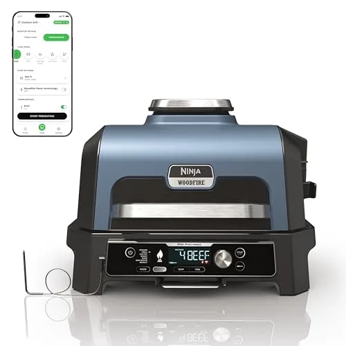 7. Ninja Woodfire Pro Connect XL Outdoor Grill & Smoker OG951