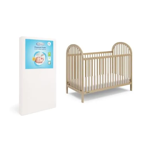 12. Graco Premium Foam Crib & Toddler Mattress