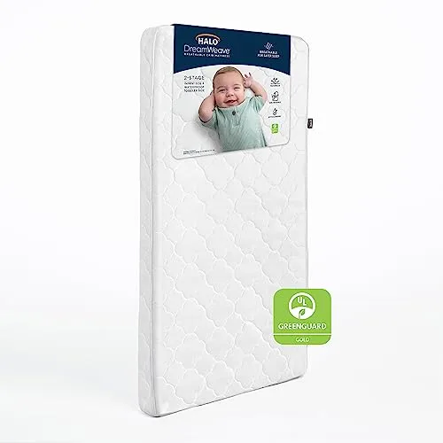 3. HALO DreamWeave Breathable Crib Mattress