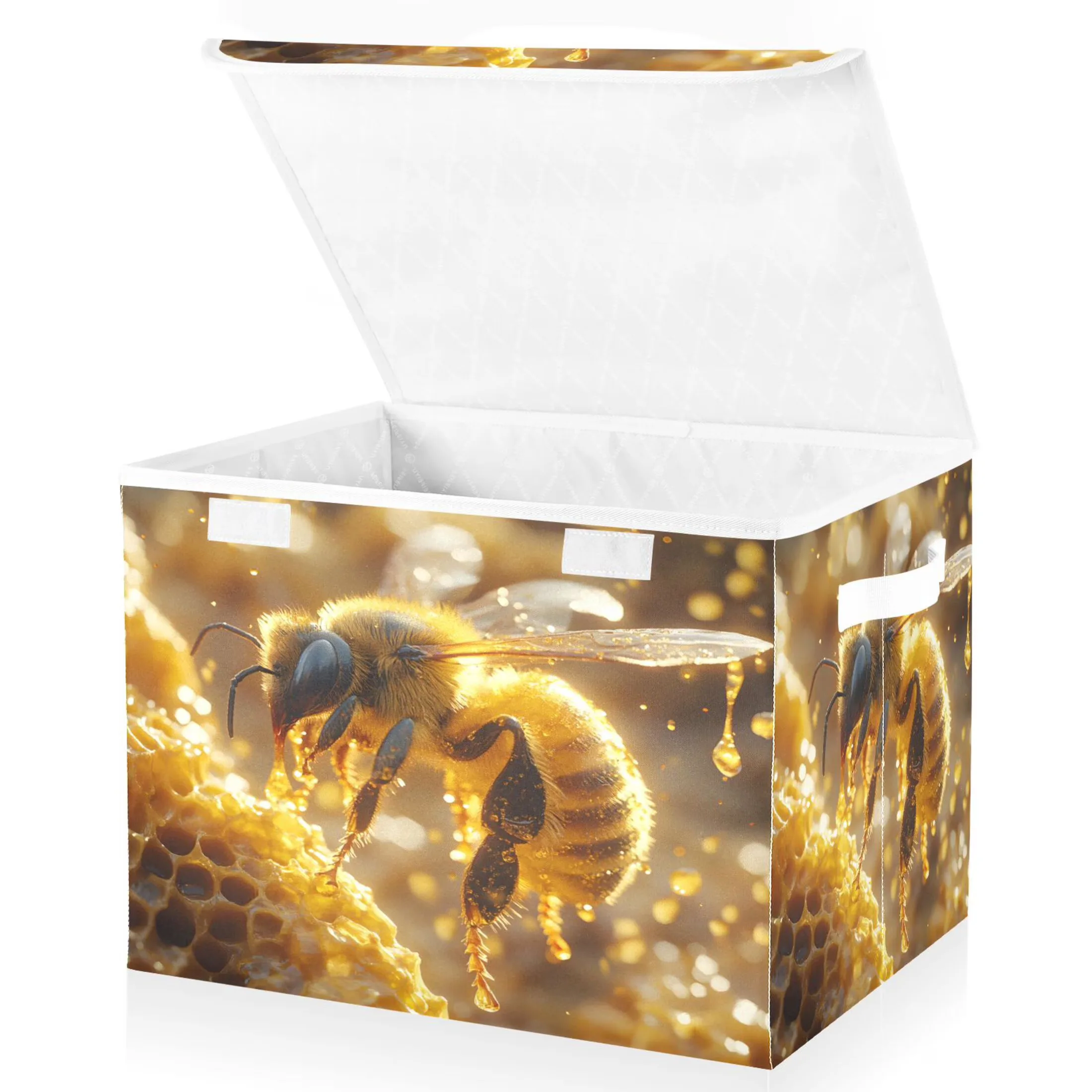 7. Honey-Can-Do Heavy-Duty Foldable Storage Box with Lid
