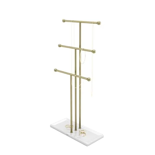 3. Umbra Trigem Hanging Jewelry Organizer (3-Tier)