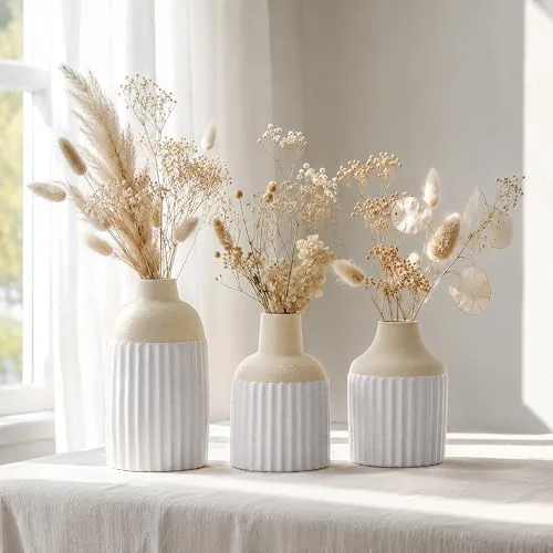 20. Anthropologie Ribbed Ceramic Bud Vase