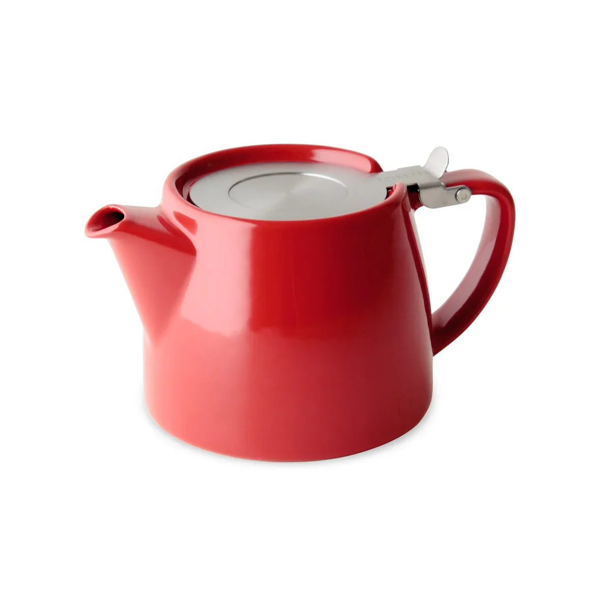 8. FORLIFE Stump Glass Teapot with Stainless Infuser (18 oz)