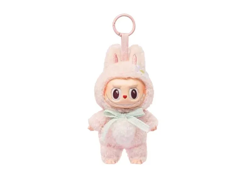 8. POP MART Labubu Mokoko Close to Sweet Vinyl Plush Pendant (Pop Land Exclusive)