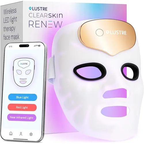 11. LUSTRE ClearSkin Renew Pro LED Light Therapy Mask