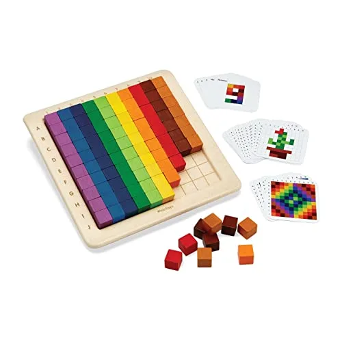 5. PlanToys Sorting & Counting Pegs