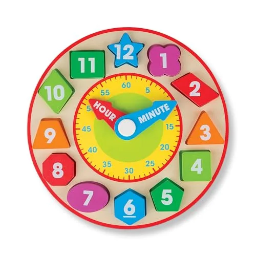 2. Melissa & Doug Shape Sorting Clock