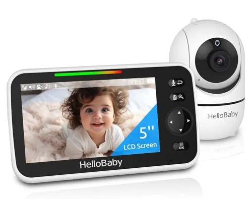 6. HelloBaby HB65 Video Baby Monitor