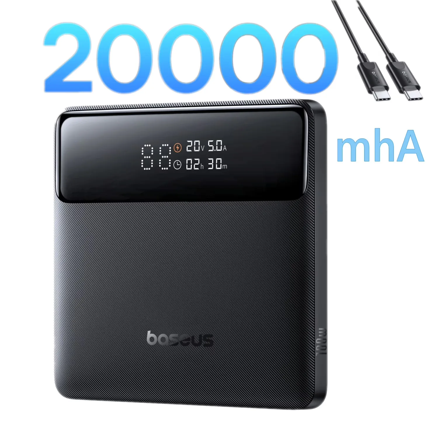 6. Baseus Blade H1 Digital Display Power Bank 20000mAh 100W