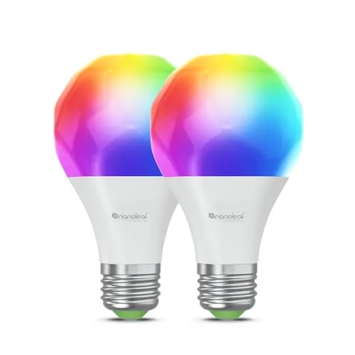 12. Nanoleaf Essentials Matter A19 Bulb (2-Pack)