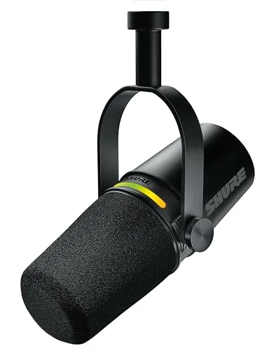 13. Shure MV7 USB/XLR Microphone