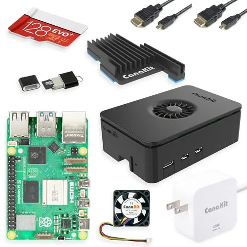 1. Raspberry Pi 5 Starter Kit (CanaKit)