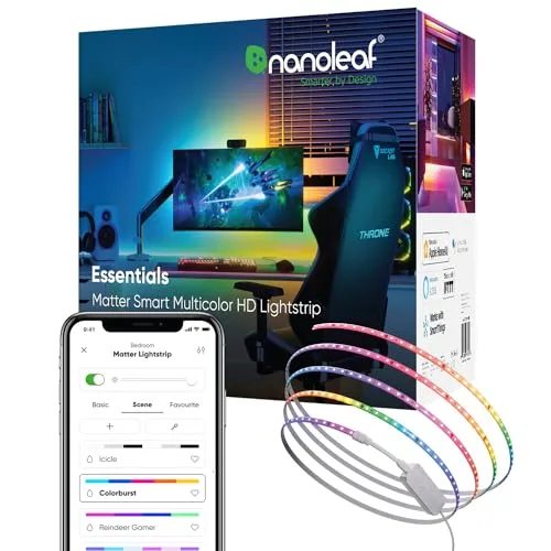 22. Nanoleaf Essentials Matter Smart LED Lightstrip