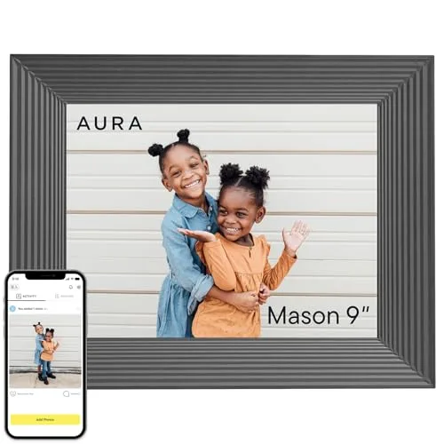 4. Aura Mason Luxe Digital Picture Frame