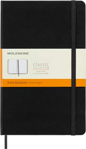 4. Moleskine Classic Notebook Large, Ruled
