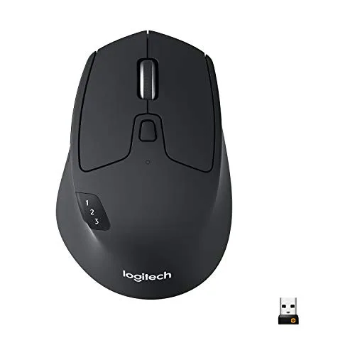 5. Logitech M720 Triathlon Multi-Device Wireless Mouse