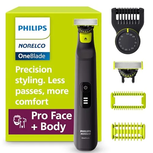 22. Philips Norelco OneBlade 360 Pro Face + Body Trimmer