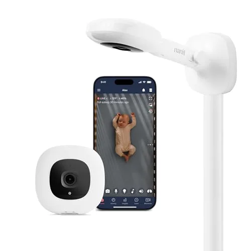 13. Nanit Pro Smart Baby Monitor + Wall Mount