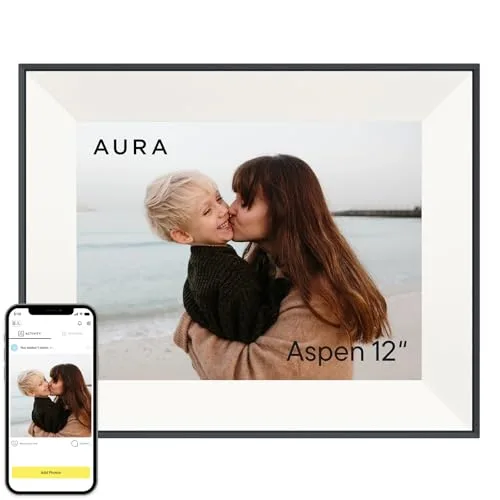 6. Aura Aspen Digital Picture Frame (12-inch)