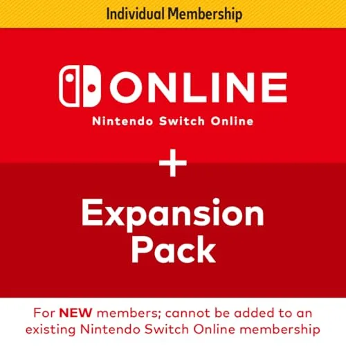 2. Nintendo Switch Online + Expansion Pack (12-Month Individual Membership) Digital Code