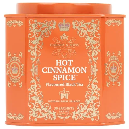 4. Harney & Sons Hot Cinnamon Spice Tea Tin