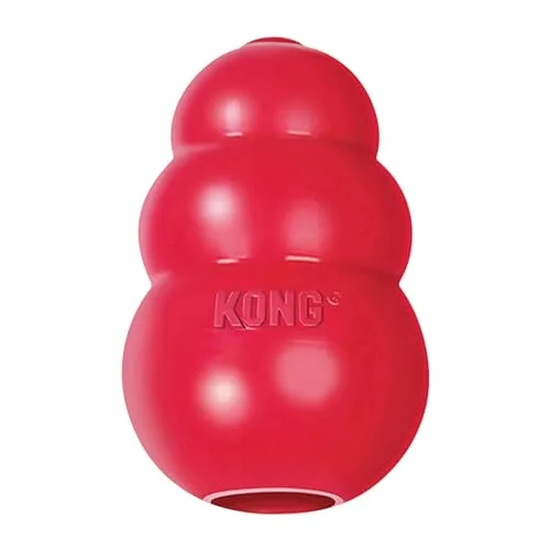 10. KONG Classic Dog Toy (Red) - Classic Rubber Chew Toy