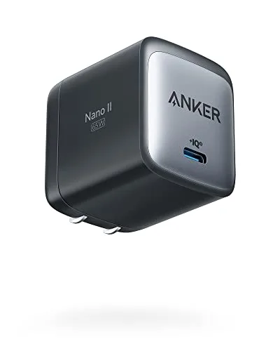 1. Anker Nano II 65W USB-C Fast Charger