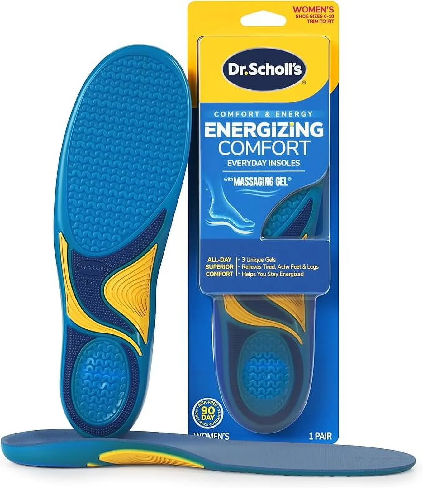 9. Dr. Scholl's Massaging Gel Insoles for Nurses