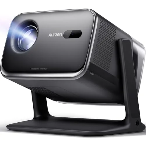 4. Aurzen BOOM mini Google TV Smart Projector