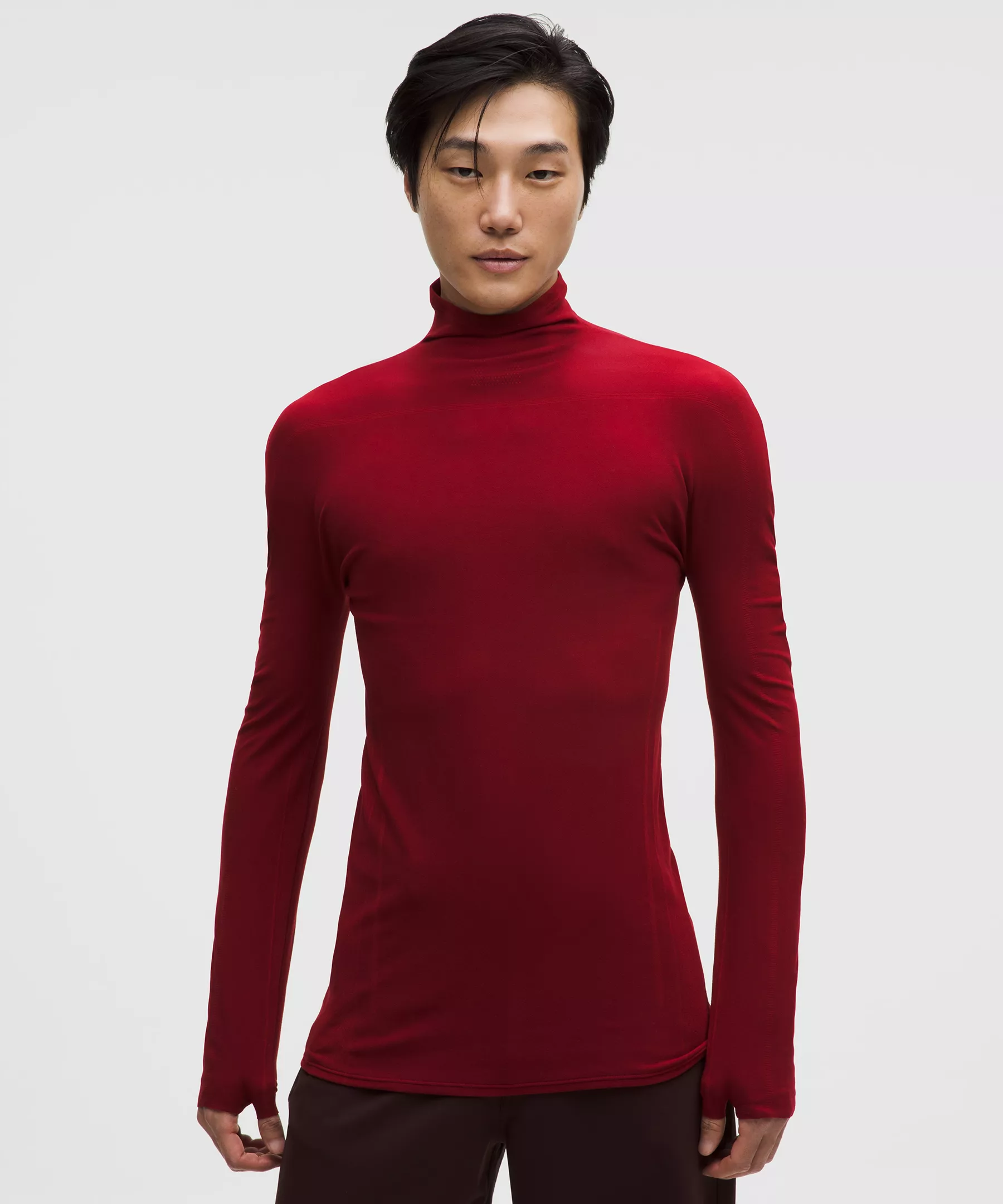 5. lululemon Team Canada Seamless Mock Neck Base Layer