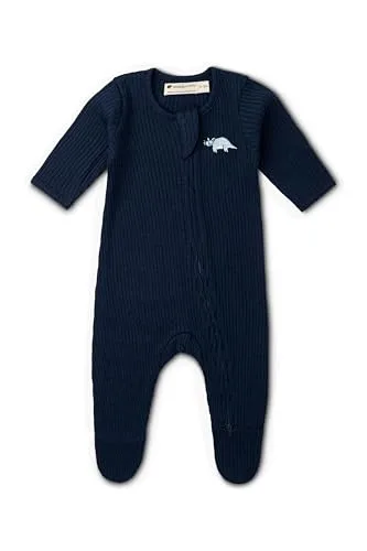 11. monica + andy Organic Cotton Zip One-Piece