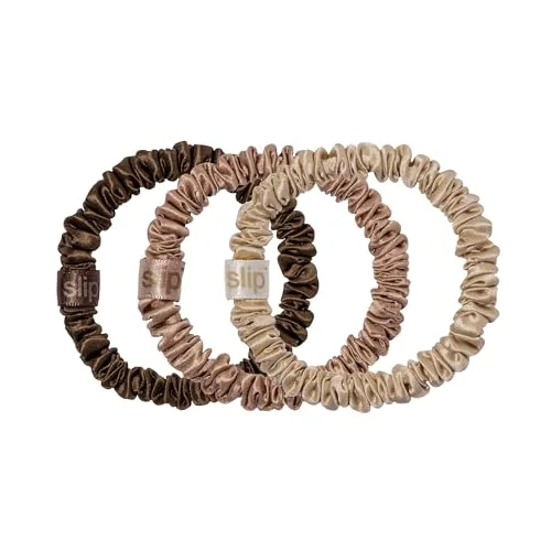 16. Slip Pure Silk Skinny Scrunchies