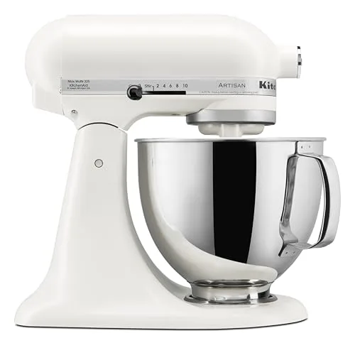 1. KitchenAid Artisan Series 5-Quart Tilt-Head Stand Mixer (KSM150PS)