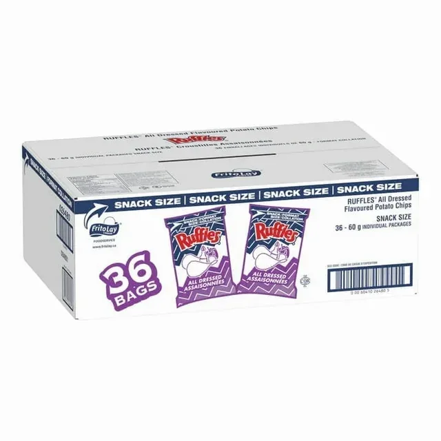 10. All-Dressed chips single bags