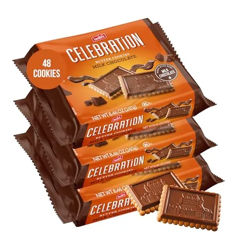 2. Leclerc Celebration Milk Chocolate & Butter Cookies
