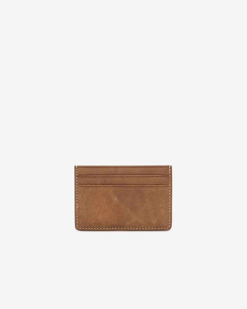 20. Roots leather card holder