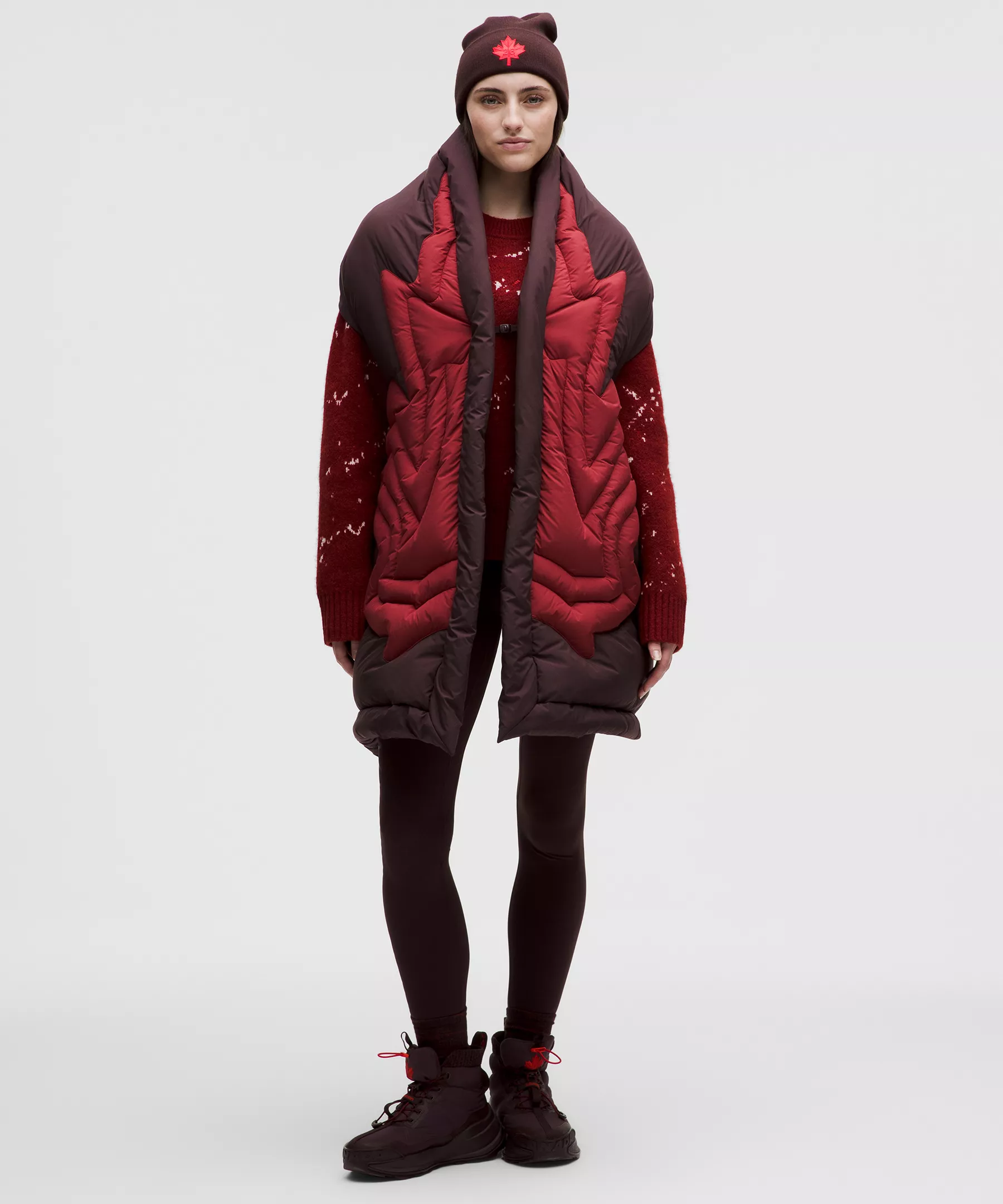 4. lululemon Team Canada Milano Cortina 2026 Convertible Quilted Wrap Vest