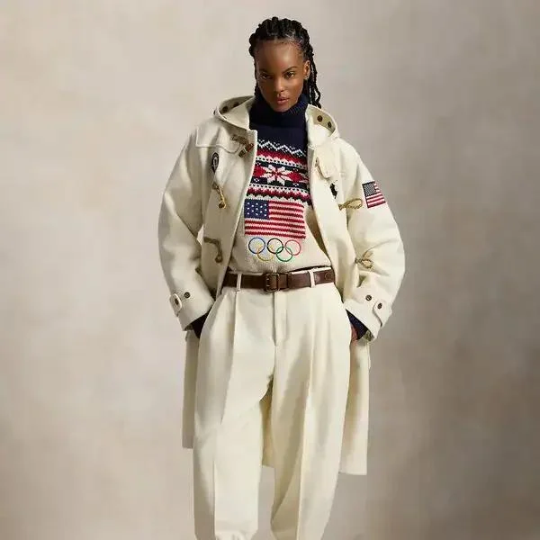 1. Ralph Lauren Team USA Milano Cortina 2026 Opening Ceremony Toggle Coat
